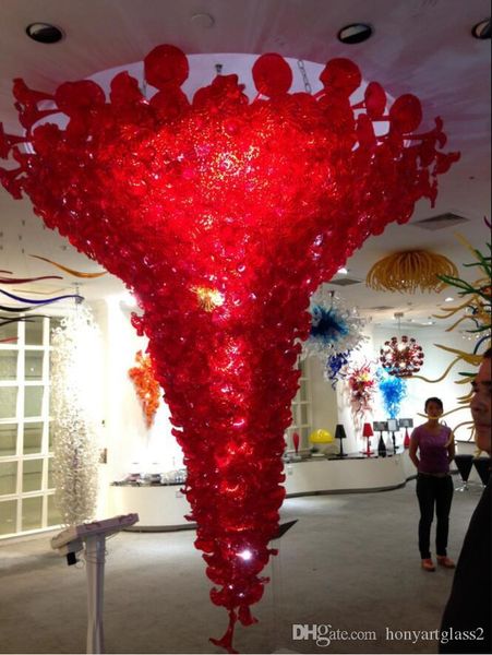 100% mouth blown borosilicate l lobby murano red glass chandelier new style modern crystal large pendant lamps
100% mouth blown borosilicate l lobby murano red glass chandelier new style modern crystal large pendant lamps