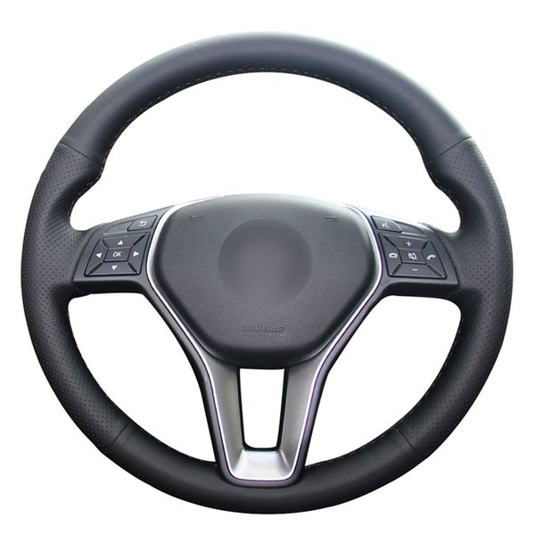 black pu faux leather hand-stitched car steering wheel cover for a-class 2013-2015 b-class 2011-2014 cla
black pu faux leather hand-stitched car steering wheel cover for a-class 2013-2015 b-class 2011-2014 cla