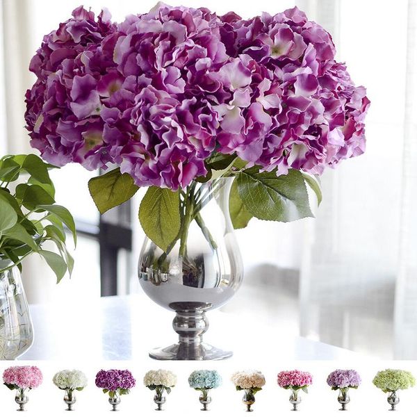 five heads of big hydrangea artificial plants home decoration accessories cactus decoracion
five heads of big hydrangea artificial plants home decoration accessories cactus decoracion
