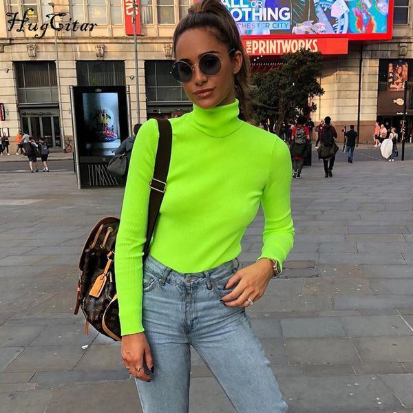 long sleeve high neck bodycon green solid autumn winter women fashion streetwear casual t shirts, White
long sleeve high neck bodycon green solid autumn winter women fashion streetwear casual t shirts, White