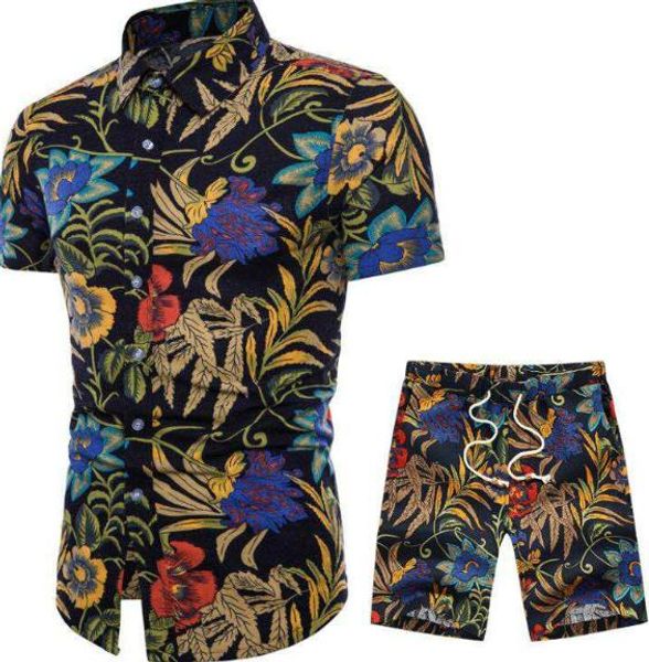 mens summer suits beach seaside holiday shirts shorts clothing sets 2pcs floral tracksuits, Gray
mens summer suits beach seaside holiday shirts shorts clothing sets 2pcs floral tracksuits, Gray