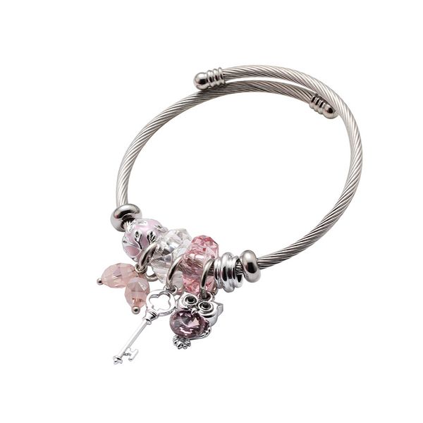 ndfsoul new crystal beads bracelets bangles silver plated charm bracelets for women friendship lj14, Black
ndfsoul new crystal beads bracelets bangles silver plated charm bracelets for women friendship lj14, Black