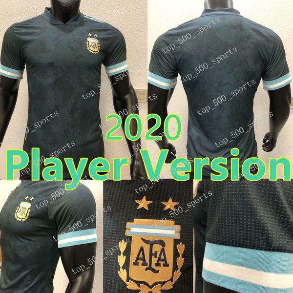 20 21 argentina player version soccer jersey home away national team messi dybala 2020 2021 football player shirt, Black;yellow
20 21 argentina player version soccer jersey home away national team messi dybala 2020 2021 football player shirt, Black;yellow