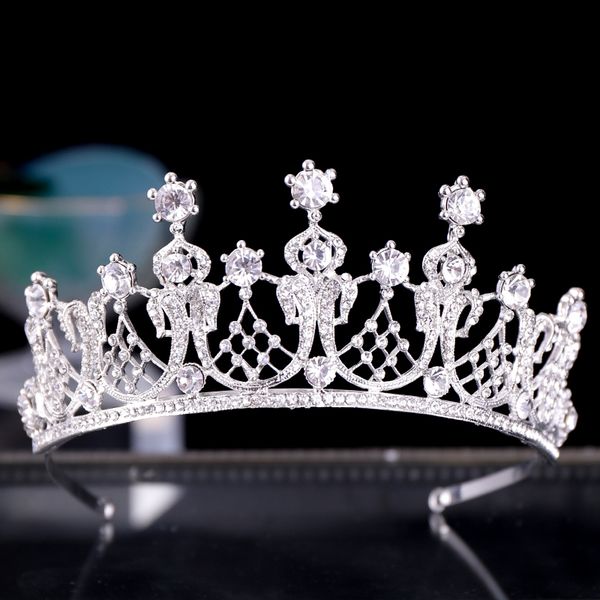 luxury silver rhinestone wedding tiara crown pearl queen diadem bride crown headpiece wedding hair accessories women jewelry, Golden;white
luxury silver rhinestone wedding tiara crown pearl queen diadem bride crown headpiece wedding hair accessories women jewelry, Golden;white