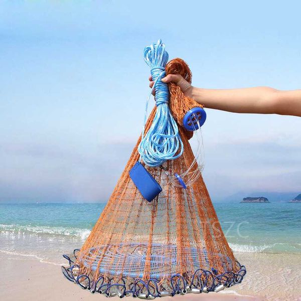 hand cast net diameter 3m-7.2m with sinker american style catch fishing network outdoor small mesh hand throw net fishing tools
hand cast net diameter 3m-7.2m with sinker american style catch fishing network outdoor small mesh hand throw net fishing tools