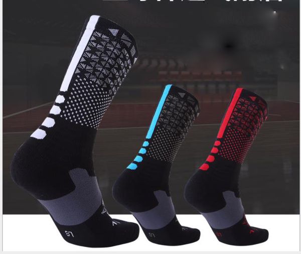 2008 new long basketball towel bottom thickening summer sweat absorption non-skid sports socks, Black
2008 new long basketball towel bottom thickening summer sweat absorption non-skid sports socks, Black