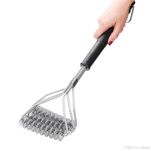 resistant high temperature stainless steel 18inch picnic bbq barbecue cleaning brush stainless steel woven wire grill cleaner tool
resistant high temperature stainless steel 18inch picnic bbq barbecue cleaning brush stainless steel woven wire grill cleaner tool