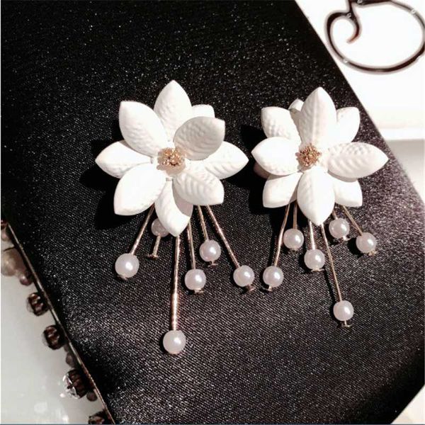 fashion trend popular lady wild temperament flower pearl pair earrings female net red cold wind super fairy earrings, Silver
fashion trend popular lady wild temperament flower pearl pair earrings female net red cold wind super fairy earrings, Silver