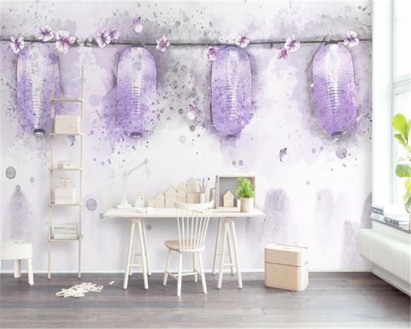 3d modern wallpaper beautiful purple hand painted watercolor lantern flower butterfly hd superior interior decorations wallpaper
3d modern wallpaper beautiful purple hand painted watercolor lantern flower butterfly hd superior interior decorations wallpaper
