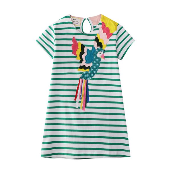 new girls striped dress summer 2-8 years casual cotton parrot kids short sleeve clothing striped dresses for children, Red;yellow
new girls striped dress summer 2-8 years casual cotton parrot kids short sleeve clothing striped dresses for children, Red;yellow