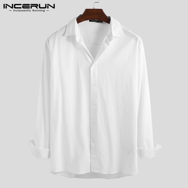 incerun men dress shirt fashion business solid lapel 2019 long sleeve camisa breathable casual brand shirts streetwear plus size, White;black
incerun men dress shirt fashion business solid lapel 2019 long sleeve camisa breathable casual brand shirts streetwear plus size, White;black