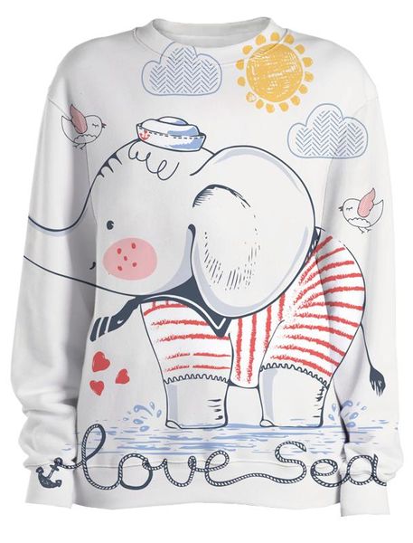 men's hoodies & sweatshirts cartoon baby elephant animal blouse 3d digital polyerster men sportswear workout cotton smooth, Black
men's hoodies & sweatshirts cartoon baby elephant animal blouse 3d digital polyerster men sportswear workout cotton smooth, Black