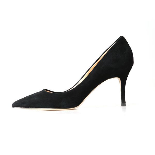 new style suede high heels fashionable office shoes women high heels comfortable, Black
new style suede high heels fashionable office shoes women high heels comfortable, Black