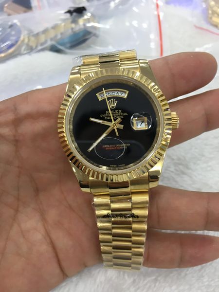 with original box luxury wristwatches sapphire glass 41mm day-date black dial 228239 automatic mechanical mens watches, Slivery;brown
with original box luxury wristwatches sapphire glass 41mm day-date black dial 228239 automatic mechanical mens watches, Slivery;brown