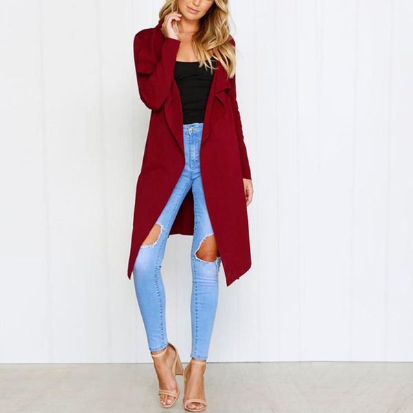 women autumn winter casual v-neck long full sleeve lengthened slim trench adjustable waist cardigan warm coat, Tan;black
women autumn winter casual v-neck long full sleeve lengthened slim trench adjustable waist cardigan warm coat, Tan;black