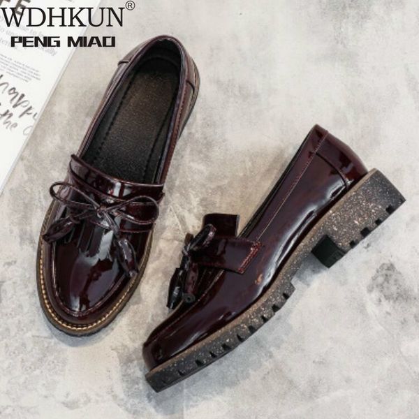 wdhkun patent leather fringe loafers women autumn flats ladies elegant low heels slip on pointed toe moccasins shoes plus size, Black
wdhkun patent leather fringe loafers women autumn flats ladies elegant low heels slip on pointed toe moccasins shoes plus size, Black