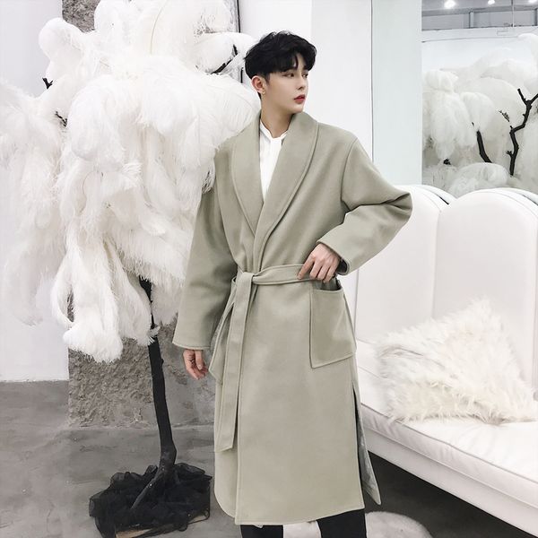 autumn new men's temperament suit collar woolen coat korean casual wild youthful loose outwear high quality, Black
autumn new men's temperament suit collar woolen coat korean casual wild youthful loose outwear high quality, Black