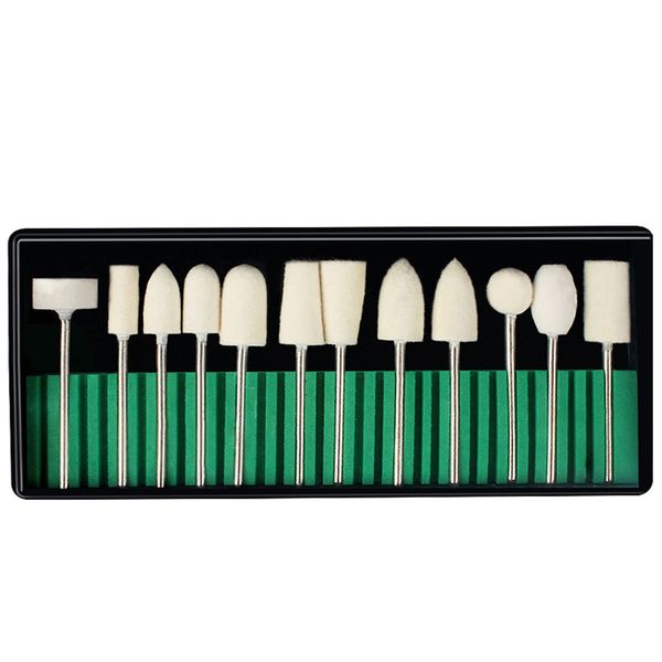 12 pcs/set polishing replacement quartz scrub stone practical portable electric drill bits easy use nail art high hardness, Silver
12 pcs/set polishing replacement quartz scrub stone practical portable electric drill bits easy use nail art high hardness, Silver
