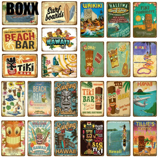 2020 aloha tiki bar posters hawaii party decor vintage wall art painting decorative plaque wall sticker beach surfing metal modern painting
2020 aloha tiki bar posters hawaii party decor vintage wall art painting decorative plaque wall sticker beach surfing metal modern painting
