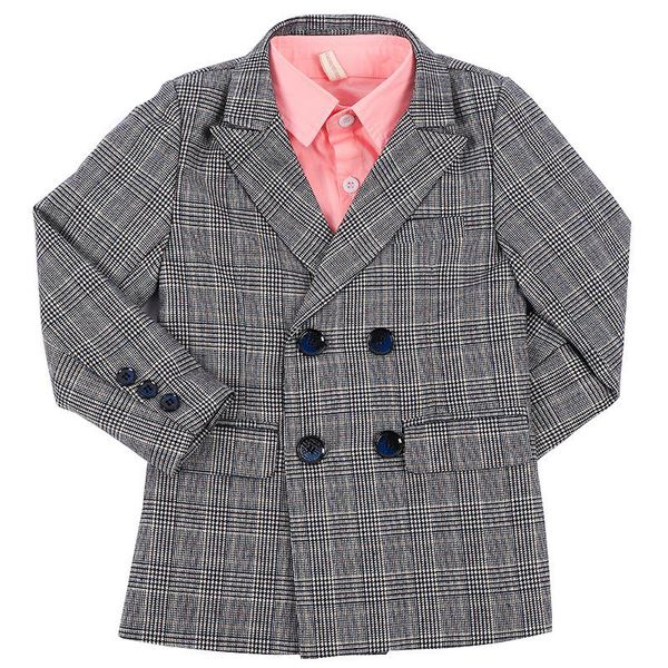 kids blazers autumn spring boys casual suit jackets clothing double breasted plaid long children clothes, Blue
kids blazers autumn spring boys casual suit jackets clothing double breasted plaid long children clothes, Blue
