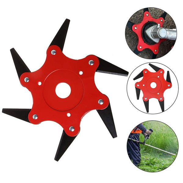 universal garden grass trimmer head 6 teeth brush blade cutter for lawn mower machine garden power tool
universal garden grass trimmer head 6 teeth brush blade cutter for lawn mower machine garden power tool