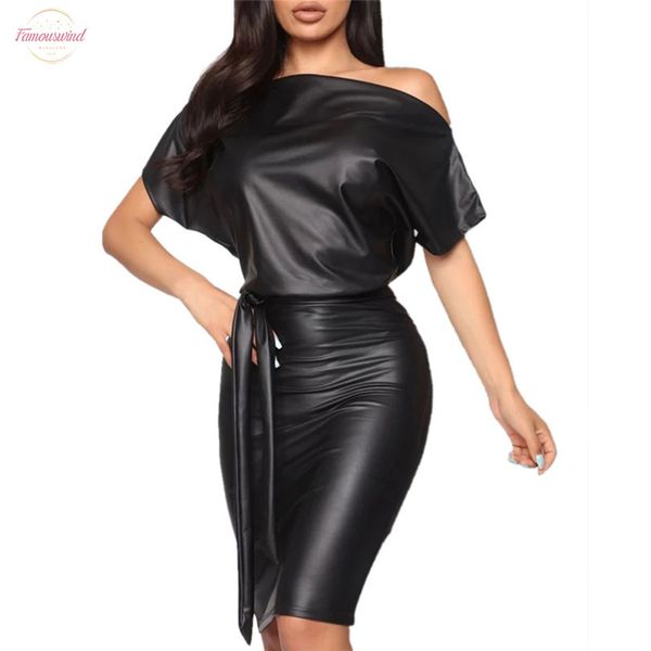 new women pu leather mini dress black crew neck wet look bodycon bandage party club mini dress, Black;gray
new women pu leather mini dress black crew neck wet look bodycon bandage party club mini dress, Black;gray