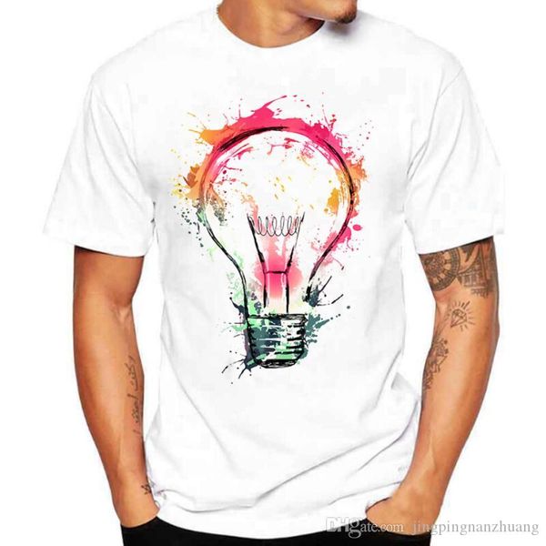 men's t-shirts summer fashion bulb 3d print t shirt men casual o-neck men tshirt brand cotton funny t-shirt homme tees, White;black
men's t-shirts summer fashion bulb 3d print t shirt men casual o-neck men tshirt brand cotton funny t-shirt homme tees, White;black