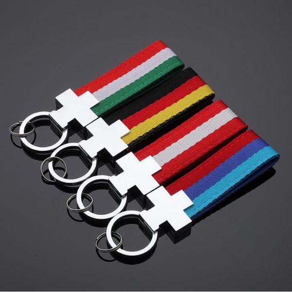 germany car keychain key flag ring italy outdoor sport styling gift for friend metal and cloth universal keyring, Silver
germany car keychain key flag ring italy outdoor sport styling gift for friend metal and cloth universal keyring, Silver