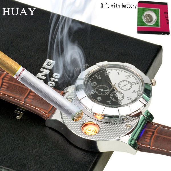men quartz watches lighte classic f667 men cool wristwatches usb charging sports watches cigarette lighter clock, Slivery;brown
men quartz watches lighte classic f667 men cool wristwatches usb charging sports watches cigarette lighter clock, Slivery;brown