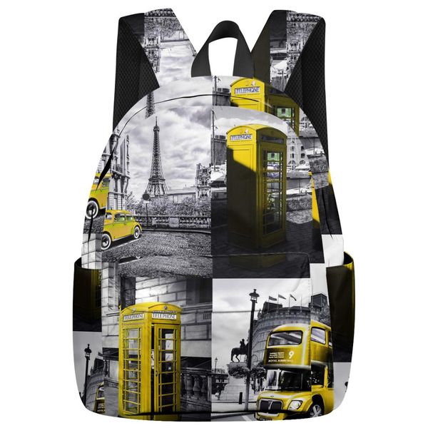 bus car booth mailbox yellow local color street backpack for teenage travel bags school bags backpack interior key chain holder
bus car booth mailbox yellow local color street backpack for teenage travel bags school bags backpack interior key chain holder