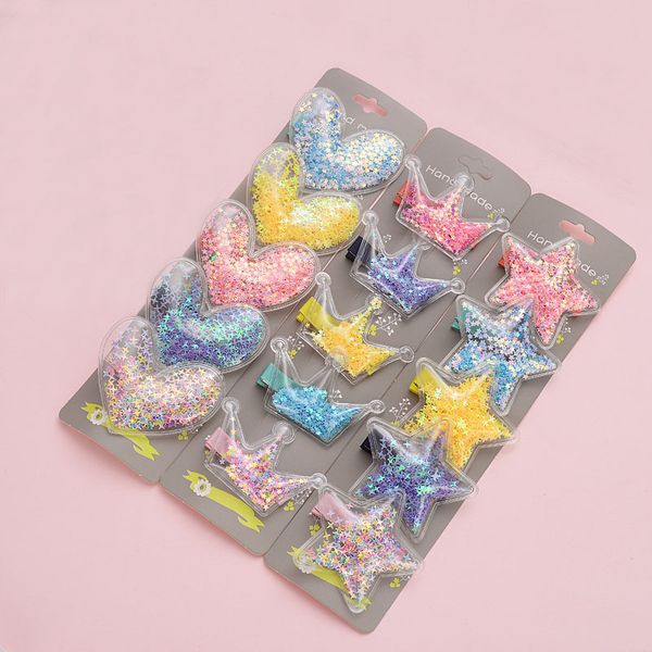kids star heart hairclip shiny hair ornament headwear girl cute hair accessories party carnival decoration, Slivery;white
kids star heart hairclip shiny hair ornament headwear girl cute hair accessories party carnival decoration, Slivery;white