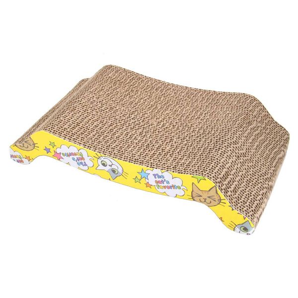 us stocks cute u shape corrugated paper pet cat toy cat claw-grinding plate with catnip
us stocks cute u shape corrugated paper pet cat toy cat claw-grinding plate with catnip