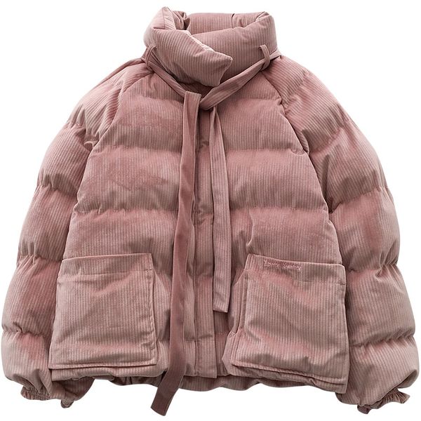 gagaok women fashion warm winter new parkas solid zipper full stand lace up loose wild casual harajuku female korean style coat, Black
gagaok women fashion warm winter new parkas solid zipper full stand lace up loose wild casual harajuku female korean style coat, Black