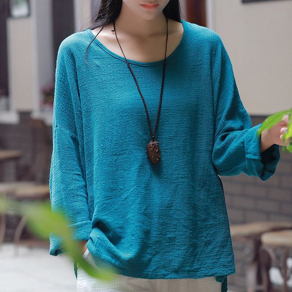 womens tshirt womens shirts women vintage t shirts autumn 2019 new cotton linen solid loose comfortably thin casual bottom t shirts, White
womens tshirt womens shirts women vintage t shirts autumn 2019 new cotton linen solid loose comfortably thin casual bottom t shirts, White