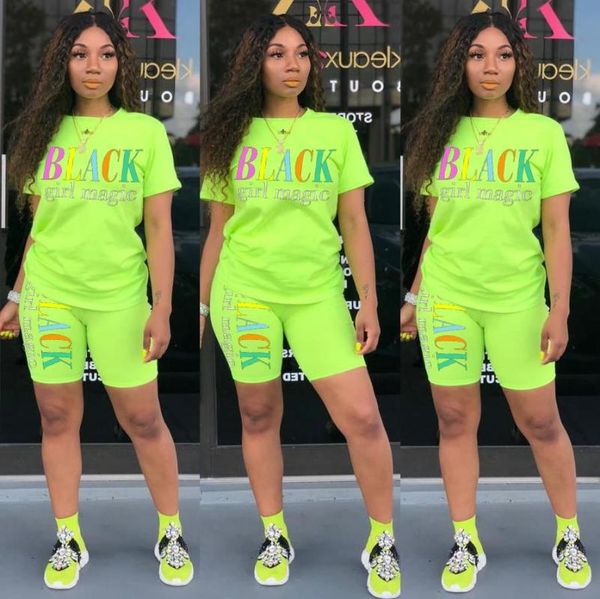 women's sportswear tracksuit two pieces 2020summer casual slim loose pullover t-shirt shorts set for females gym running fitness, Black;blue
women's sportswear tracksuit two pieces 2020summer casual slim loose pullover t-shirt shorts set for females gym running fitness, Black;blue