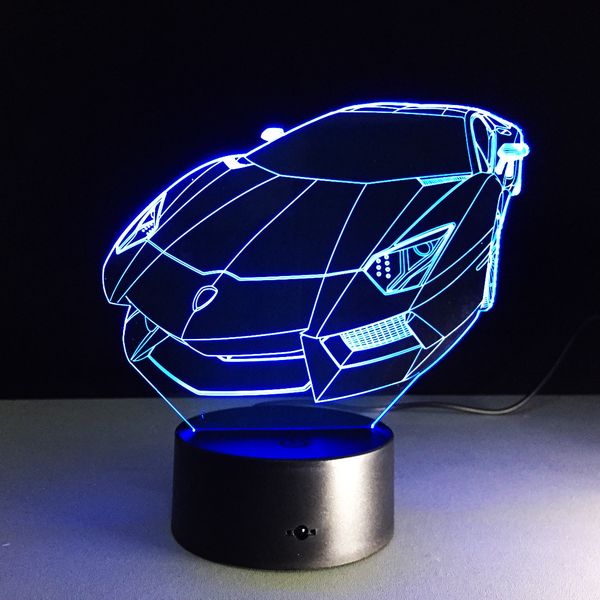 3d table lamp colorful led nightlight sport car model touch atmosphere lamp for car fans bedroom decor child christmas gift 
3d table lamp colorful led nightlight sport car model touch atmosphere lamp for car fans bedroom decor child christmas gift