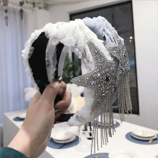 hair accessories fashion women's lace screen knots star tassel wide fringe hairbands headband cute wild girl band headwear
hair accessories fashion women's lace screen knots star tassel wide fringe hairbands headband cute wild girl band headwear