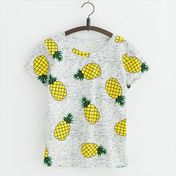 candy t-shirt ice cream candy ice cream pineapple short-sleeved round collar printed t-shirt, White
candy t-shirt ice cream candy ice cream pineapple short-sleeved round collar printed t-shirt, White