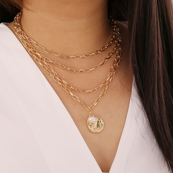 multi layer lover necklace queen head pendant with pearl choker steampunk coin chain necklace collier couple jewelry gift, Silver
multi layer lover necklace queen head pendant with pearl choker steampunk coin chain necklace collier couple jewelry gift, Silver