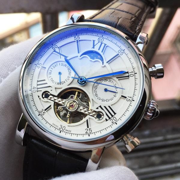 Luxury watch wi brand men automatic mechanical watch black leather moon pha e ca ual military port watche relogio ma culino gift
Luxury watch wi brand men automatic mechanical watch black leather moon pha e ca ual military port watche relogio ma culino gift