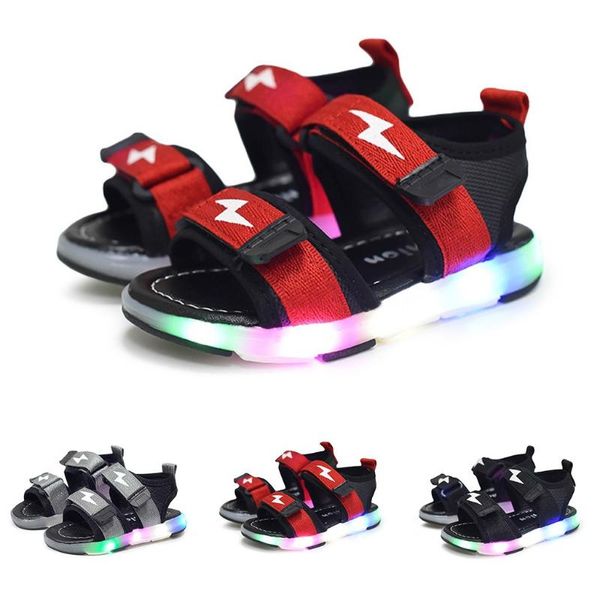 new led kids soft breathable sandals children's luminous lighted shoes boy/girls colorful led lights children = sneakers shoes, Black;red
new led kids soft breathable sandals children's luminous lighted shoes boy/girls colorful led lights children = sneakers shoes, Black;red