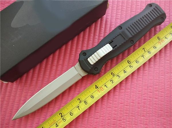 High Quality BM Knife Out the front Double Action Auto 3300 D2 Steel Spear Point Plain Tactical Knife Hunting Knives 3310BK Tools
High Quality BM Knife Out the front Double Action Auto 3300 D2 Steel Spear Point Plain Tactical Knife Hunting Knives 3310BK Tools