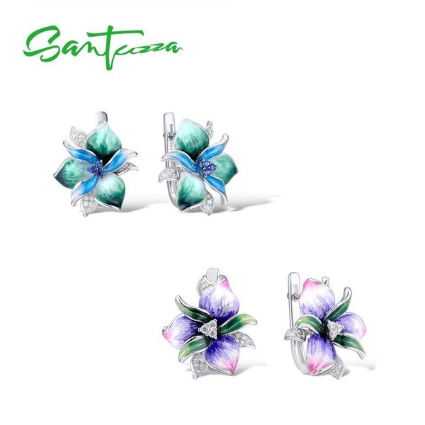 santuzza silver earrings for woman 925 sterling silver for women colorful enamel flower earrings fashion jewelry cx200628, Golden
santuzza silver earrings for woman 925 sterling silver for women colorful enamel flower earrings fashion jewelry cx200628, Golden