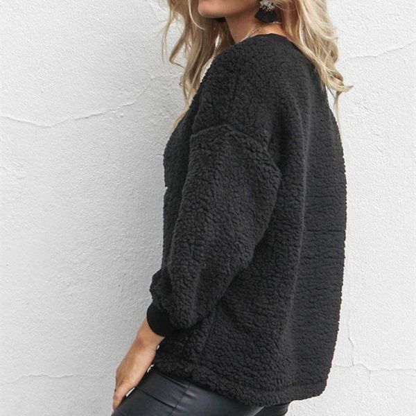 faux fur fluffy hoodie autumn winter casual women sweatshirts grey o neck long sleeve womens minimalist drawstring pullovers, Black
faux fur fluffy hoodie autumn winter casual women sweatshirts grey o neck long sleeve womens minimalist drawstring pullovers, Black