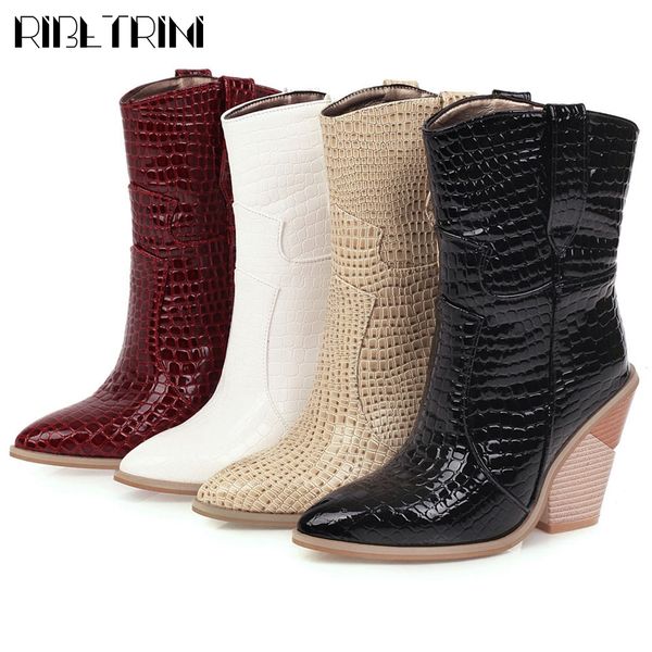 ribetrini plus size 33-45 fashion ladies pointed toe western shoes woman party brand ankle boots high heels boots women, Black
ribetrini plus size 33-45 fashion ladies pointed toe western shoes woman party brand ankle boots high heels boots women, Black