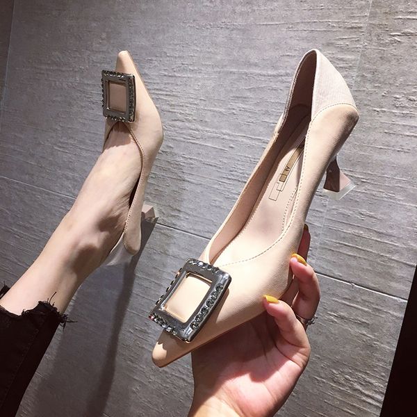 shallow mouth slip om women shoes 2019 spring pumps cat heels latest high heels pointed toe lace-up sandals footwear, Black
shallow mouth slip om women shoes 2019 spring pumps cat heels latest high heels pointed toe lace-up sandals footwear, Black