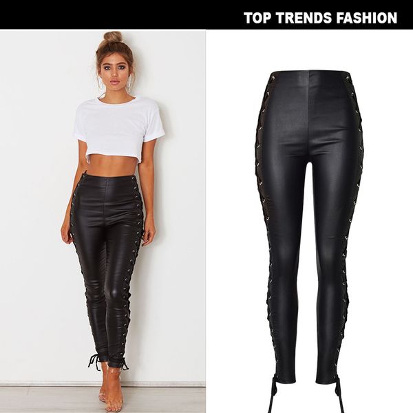 2019 winter stretch pu leather pants sweatpants for women trousers high waist womens plus size black pencil female pants, Black;white
2019 winter stretch pu leather pants sweatpants for women trousers high waist womens plus size black pencil female pants, Black;white