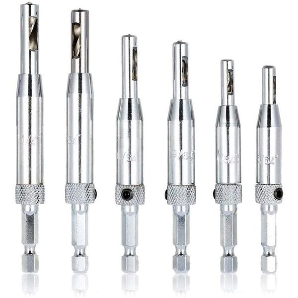 6pcs hinge drill bit,self centering hinge cabinet door wood drill bit set for woodworking, door window bits
6pcs hinge drill bit,self centering hinge cabinet door wood drill bit set for woodworking, door window bits