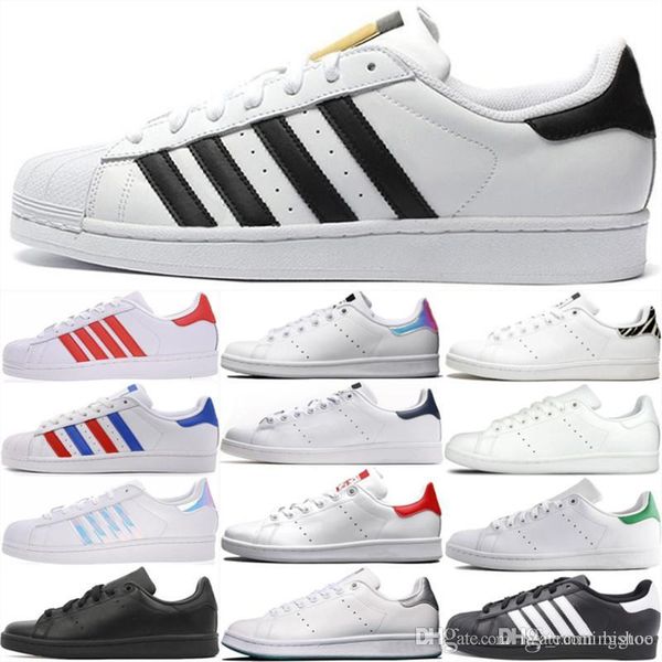 superstars stan smith men women casual shoes green black white blue red pink silver mens fashion leather shoe flats sneakers 36-44
superstars stan smith men women casual shoes green black white blue red pink silver mens fashion leather shoe flats sneakers 36-44