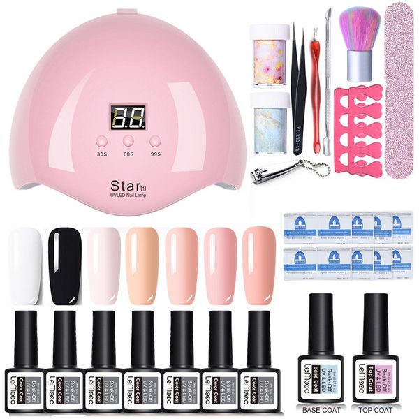 nail set uv led lamp dryer nail gel polish kit colorful soak off uv gel tools set stickers for art diy design tools
nail set uv led lamp dryer nail gel polish kit colorful soak off uv gel tools set stickers for art diy design tools